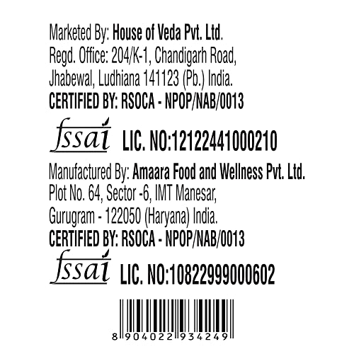 Image of House of Veda Organic Cold Pressed Sesame Oil 1L | Pure Til Ka Tel | Rich in Vitamin E & Natural Antioxidants | Rich, Nutty Flavour | Healthy Heart Cooking Oil | Certified Organic | For Cooking, Skin & Hair