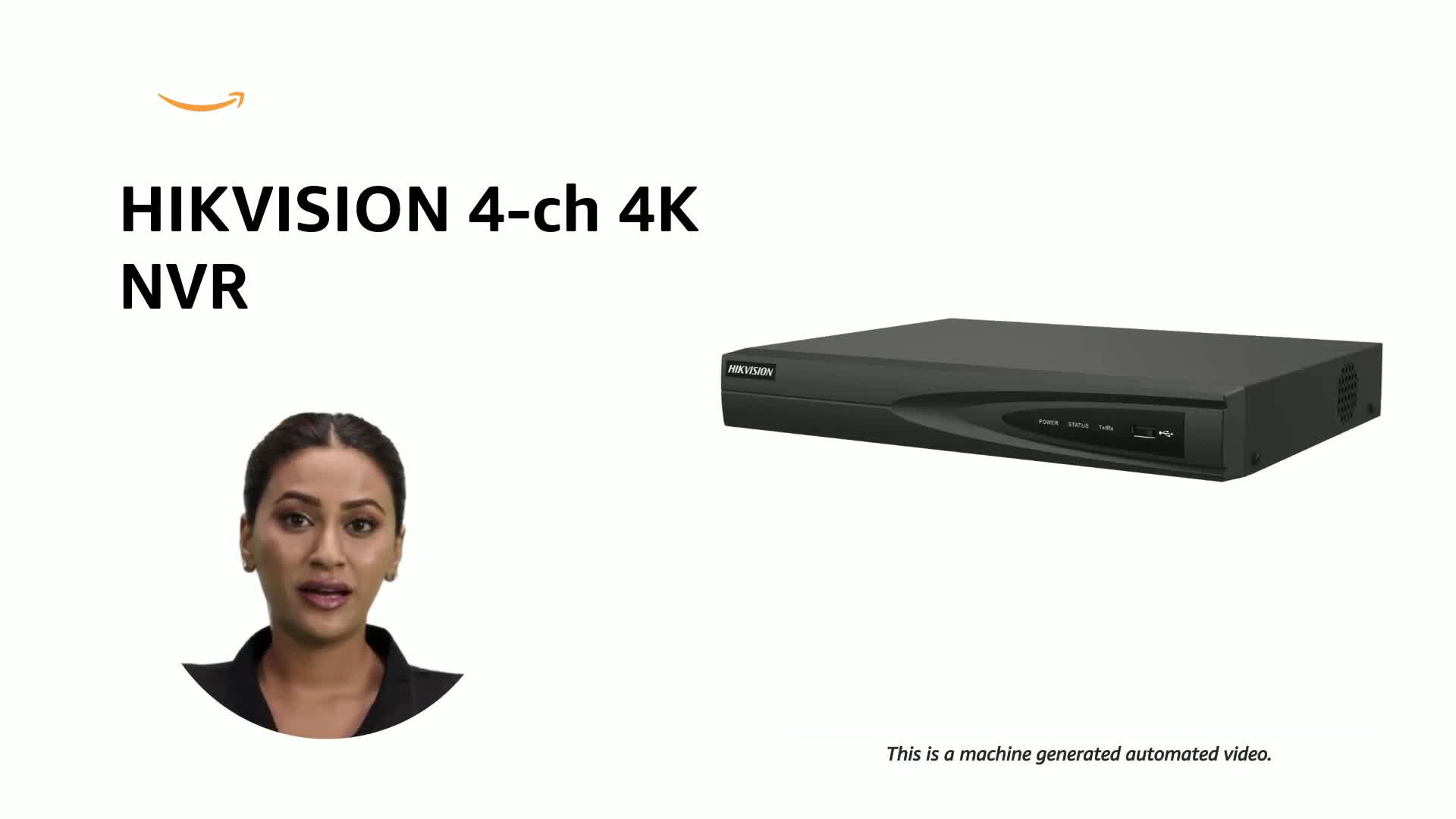 Buy HIKVISION Network Video Recorder 4-ch 1U 4K, 1 SATA Interface