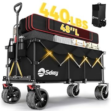 heavy duty foldable garden trolley