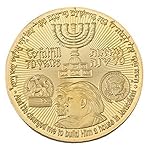 Israel Triunfo Triunfo Oro Coin Coin Coin Regalo Coleccionable