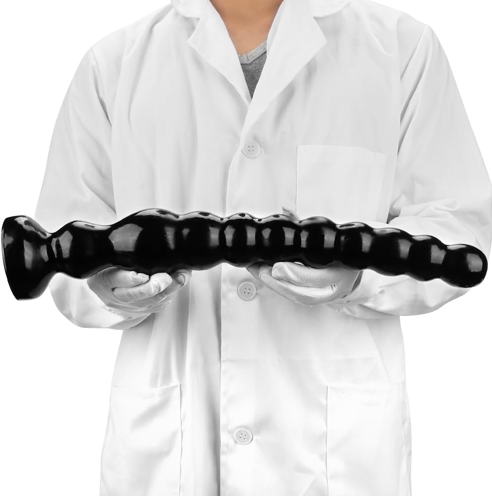 Super Long Thick Anal Beads Dildo Large Anal Beads Large Butt Plug Dildos for Men Women and Couples Sex Toys Prostate Massage Anal Trainer Dildo Anal Toy G-Spot Stimulator L