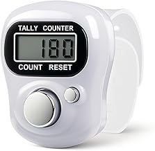 Tally Counter Finger Ring (Pack-1) Chanting Count Machine, Counting Machine for jap, naam jap Counting, Counter for Chanting Mantra, Finger Counter, Step Counter, Counting Ring (Multi Color)