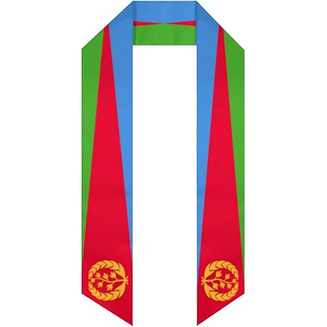 Eritrean Flag Graduation Scarf: Honor Your Heritage with Pride
