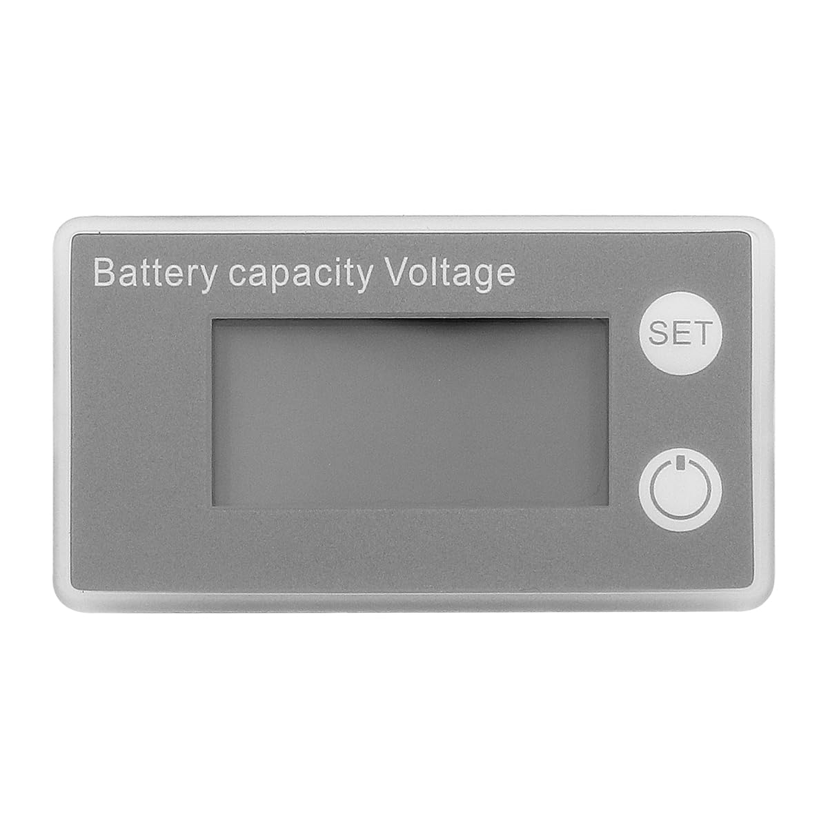 DollaTek Misuratore di tensione della batteria del monitor 8-100V con rilevamento della temperatura dell'allarme di bassa pressione Display percentuale potenza digitale per display della dell'auto