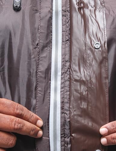 Image of Goodluck 100% waterproof Raincoat Big Size /Rainsuit /Rainwear for mens, sturdy, reusable, suited for plus size