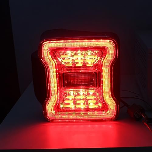 Conjunto de luces traseras negras para Jeep Wrangler JK 4