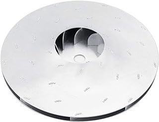 Accesorios de Aspirador Giratorios Aspa de Ventilador de Aluminio 2 Tamaños 112mm/125mm Pieza de Repuesto Nuevo Duradero(Diámetro125mm)