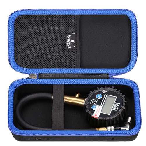 Tourmate Hard Storage Case for JACO Superior Products/TIRETEK/AetralYB/ETENWOLF/VONDIOR Tire Pressure Gauge,Travel Case for Professional Accuracy - 100/200 PSI (Only Case)