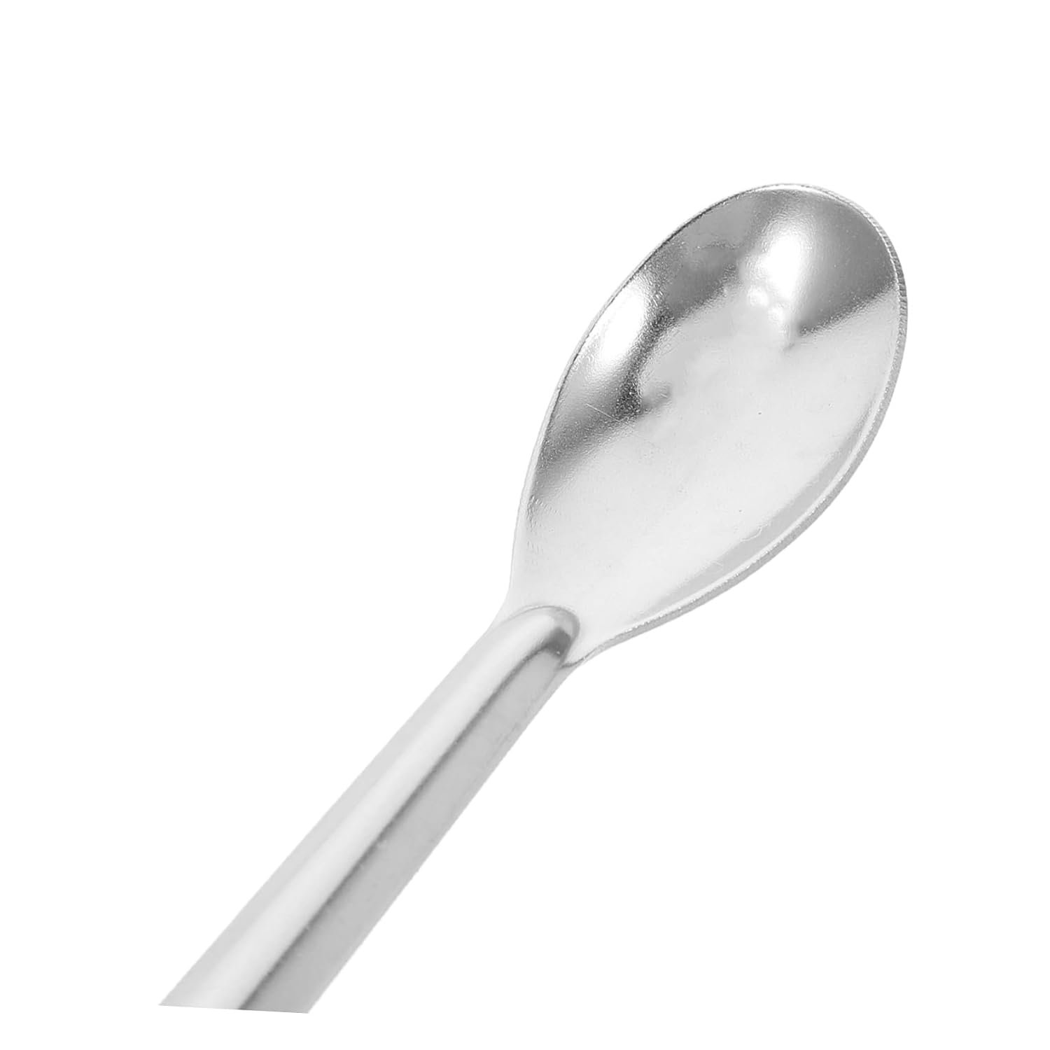 10pcs Double Ended Stainless Steel Lab Spoon Micro Lab Spatula Sampling Measuring Scoop for Laboratory and Use with Square Flat End