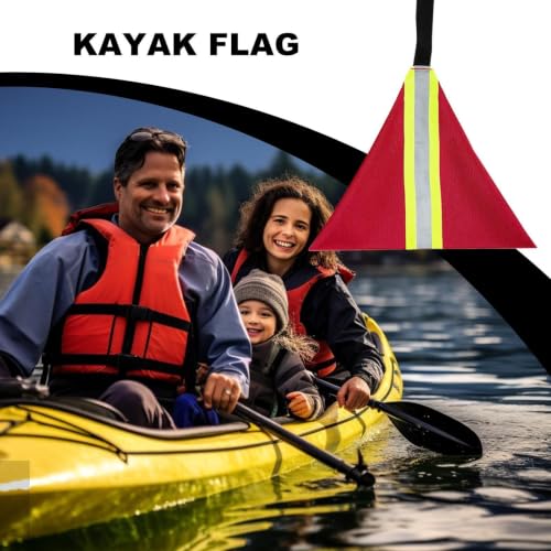 Evita accidentes remolcando: Bandera para kayak de alta visibilidad reflectante 3