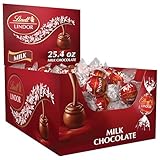 Lindt LINDOR Milk Chocolate Truffles, 25.4 oz, 60 Count