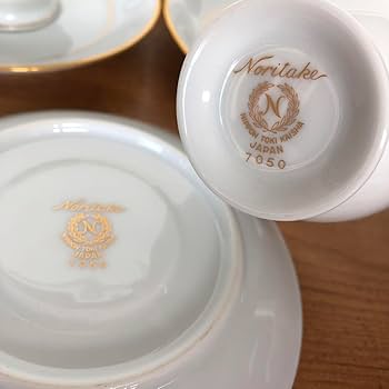 Noritake - オールドノリタケデミタスカップ＆ソーサー6客セット Noritake - オールドノリタケデミタスカップ＆ソーサー6客セット