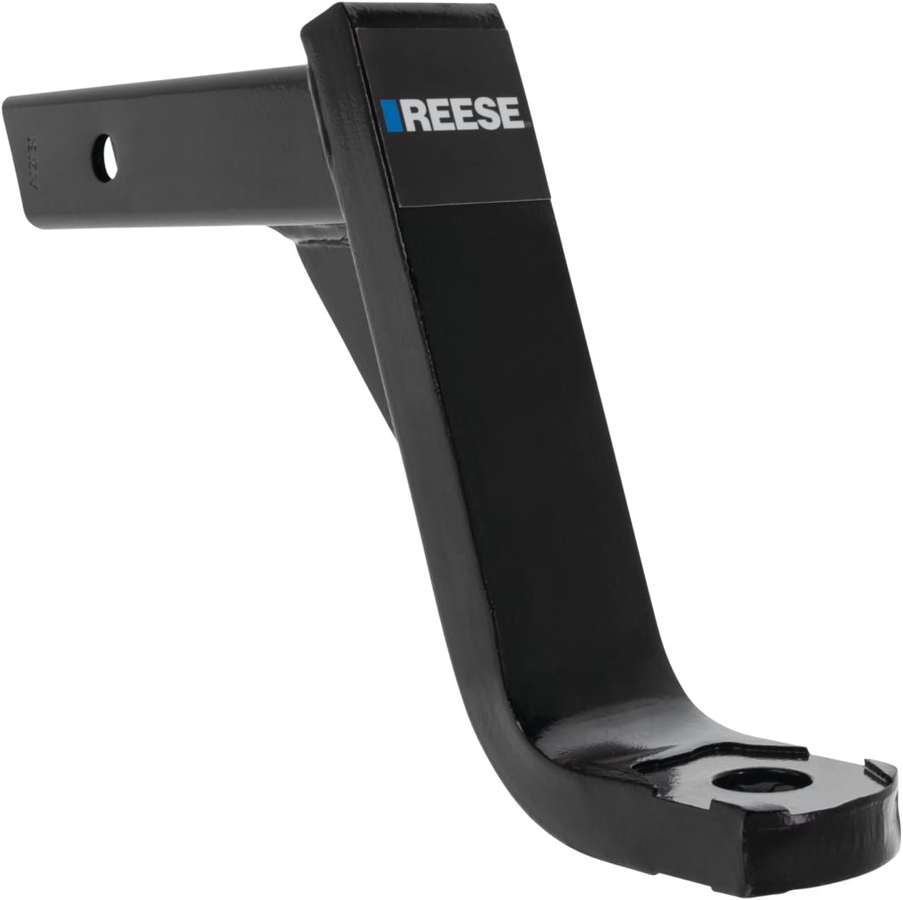 REESE Towpower 7091100 Class III Trailer Hitch Ball Mount Drawbar, Fits 2 Inch Square Receiver, 8 Inch Drop, 6.75 Inch Rise, 7,500 lbs. Capacity, Black