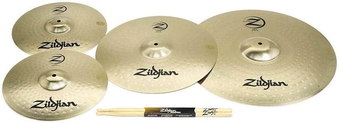 Gretsch Energy 5-Piece Drum Set w/Hardware and Zildjian Cymbals (Grey Steel)