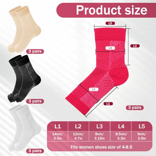 12 Pairs Toeless Socks for Women, Nylon Open Toe Socks for Flip Flop Pedicure Yoga Pilates, Heel Sock for Dry Cracked Feet Repair and Heel Treatment2