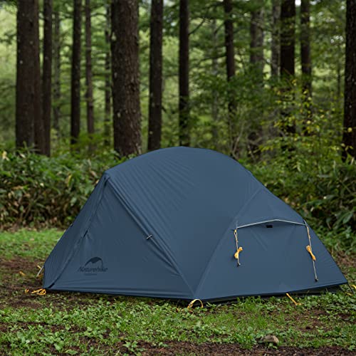 Naturehike Mongar Tent Camping Tent 2 Man Tent Waterproof Ultralight Trekking Tent Hiking Tent Double Layer for Hiking Climbing Outdoor Activities (210T Polyester/Blue) - Image 9