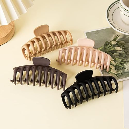 Cnll Grampos de garra grandes para cabelos grossos - Grampos de cabelo grandes para cabelos grossos,