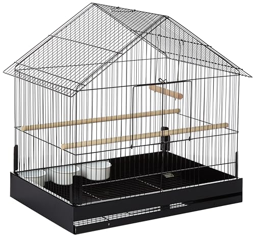 Image of Prevue Pet Products Lincoln Bird Cage, Black, 22 x 15 x 23 inches (110B)