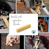 6 Stück PetLove Hartkäse für Hunde • 100% natürlicher Kauknochen aus Käse • Kaukäse Hund • Kauspaß & Zahnpflege • Ideal für unterwegs • 6er Pack • Größe XS: 10-30g