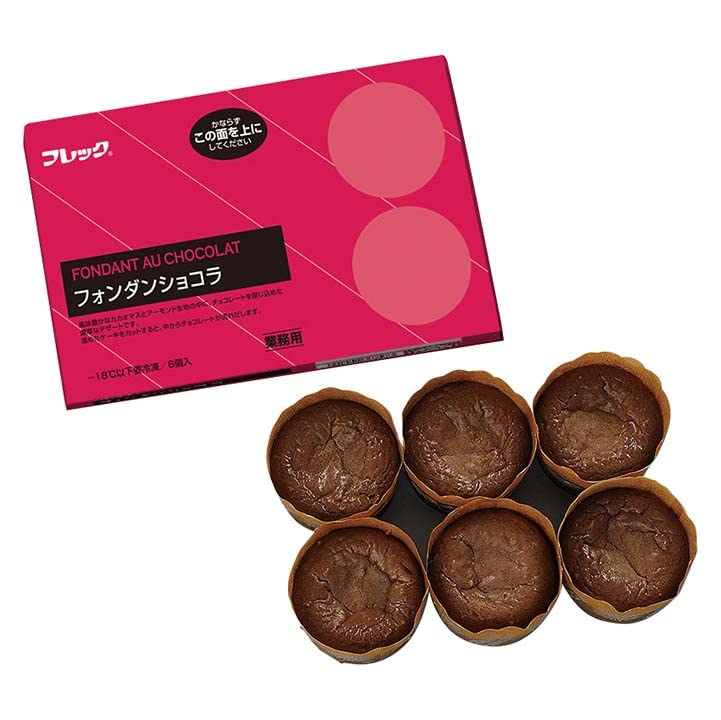 Amazon.co.jp: フォンダンショコラ 約85g×6個入 23740 : 食品・飲料・お酒
