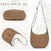 Imagen de EVEOUT Bolso Bandolera de Paja Tejido para Mujer Verano Casual Boho Bolso de Hombro Rafia Sintética para Playa Vacaciones Diario