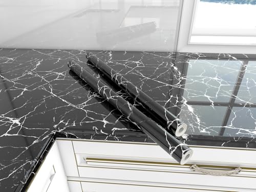 Image of Barebeauty 60 x 200 cm Kitchen Wallpaper, Self Adhesive Oil Proof Waterproof Wall Sticker for Kitchen, Anti-Mold Heat Resistant Backsplash Wall Covering (Pack of 5, 64.6 Sq. Ft. Approx)