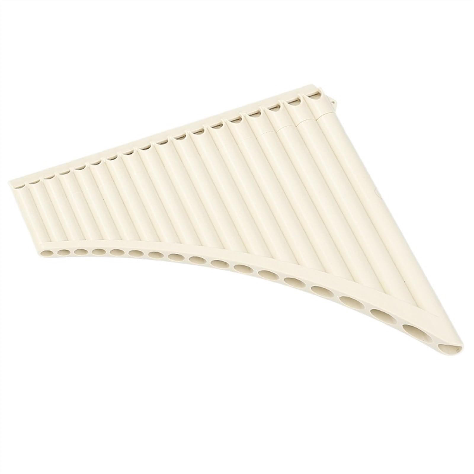 Narodowy Instrument Muzyczny Flet Pana Dla Początkujących Do Nauki 18 Piszczałek W Tonacji C Łatwy Do Nauczenia Się Fletu Pana (Color : Beige)