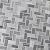 MSI AMZ-MD-00015 MSI Bergamo Herringbone Polished Marble Kitchen Backsplash, Bathroom, Floor, Accent, Shower Wall, Mesh-Mounted Mosaic Tile, (9.4 sq. ft x 12in, Gray, 9 Square Feet