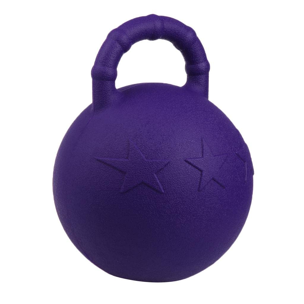 Juguete Sólido de Goma para Caballo Incluye Pelota de Entrenamiento con Asa Ergonómica Juguete Mordedor Resistente y Pelota Aromatizada Adecuada para