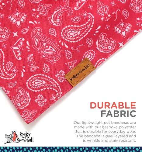 Rocky And Snowball Dog Bandanas, Pet Bandanas For Dogs thumb #2