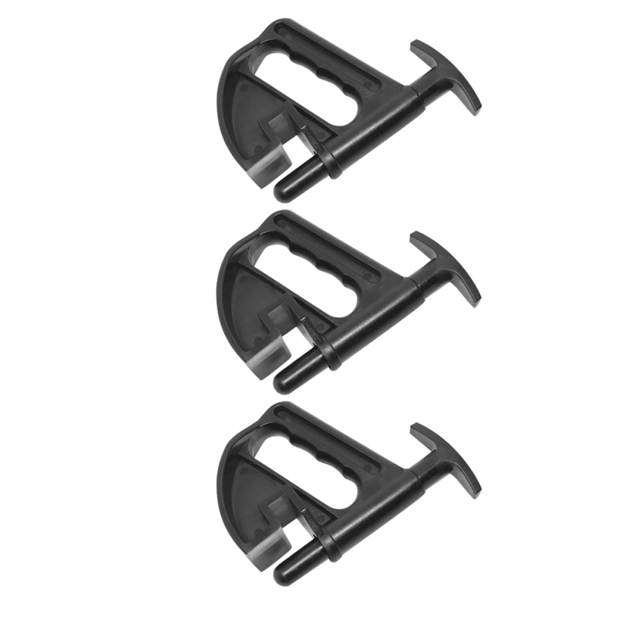 Strumento Manuale Design Ergonomico 3 Pezzi per Smontaggio Pneumatici in Plastica Morsetto Rim Clamp e Semplice da Usare per Manutenzione Auto