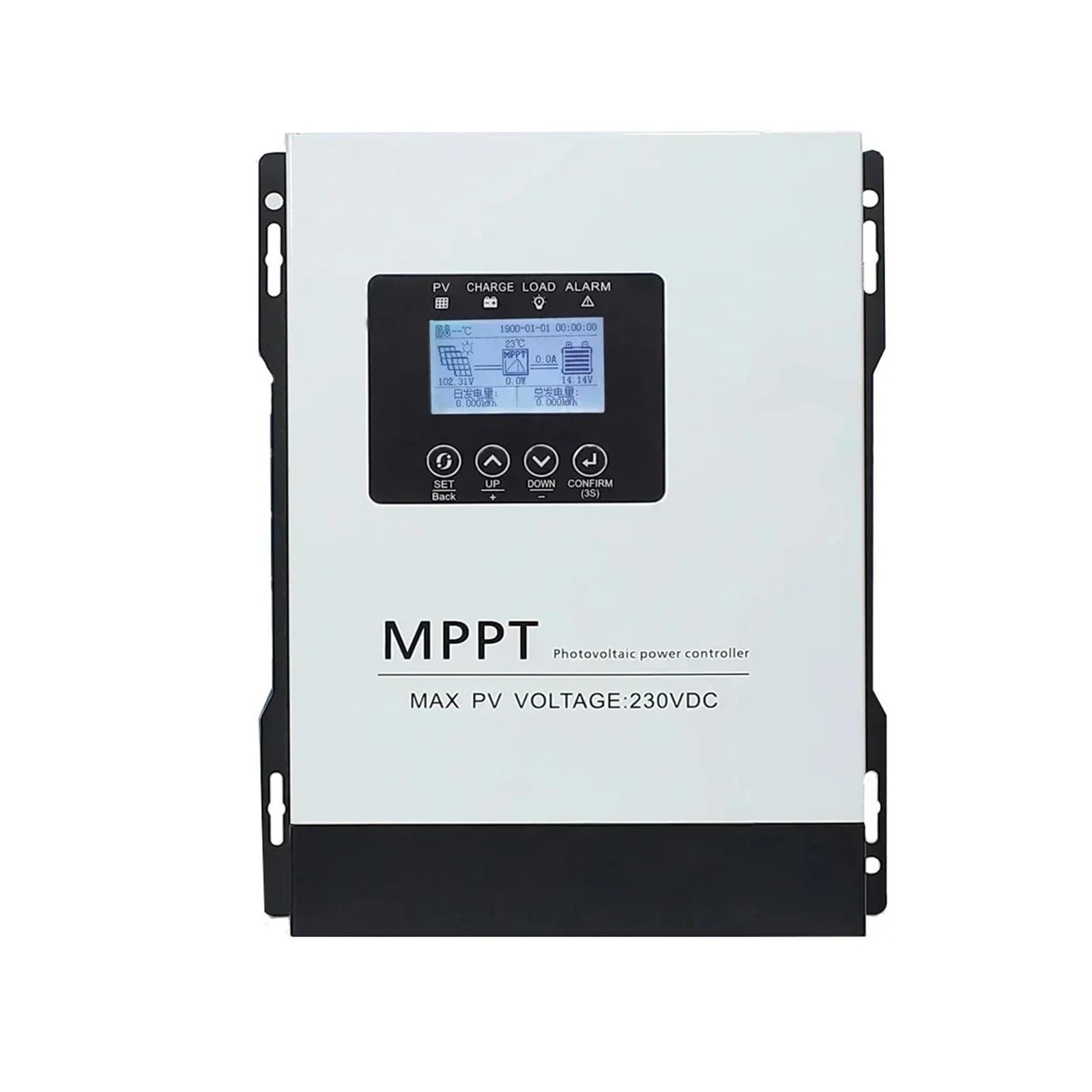 Auto 12V-96V MPPT 30A 60A 120A Solar Charge Controller 230V LCD Touch For Lifepo4 Lithium GELLead Acid Home Solar Panel System(60A)