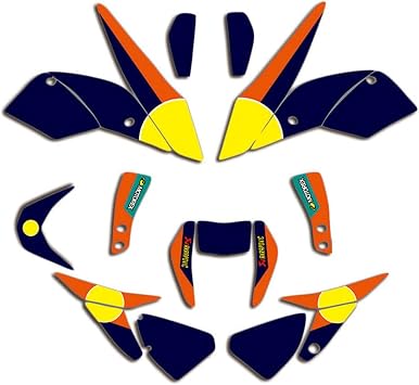 Graphics Kit Decal Stickers for 2012 2013 2014 2015 2016 2017 2018 2019 KTM 690 Duke and Free Custom Number