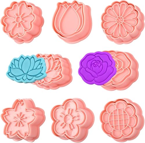 【Uso versatile】Questi formine per biscotti 3D fiori possono essere utilizzati non solo per preparare vari tipi di biscotti, ma anche per tagliare pane, pasticcini, frutta e creare creazioni con fondente e argilla.