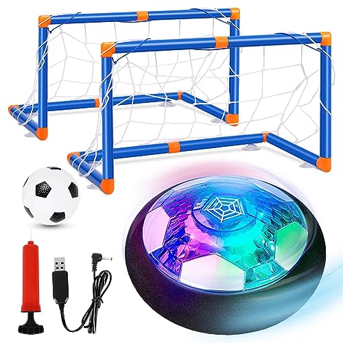Hover Soccer Ball for Kids, 2in1 LED Hover Soccer Indoor with Foam Bumper by OurHonor - Used condition - US$16.88