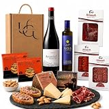 UNIVERSO GOURMET | Cesta Gourmet para Regalar | Vino DO.Ribera | Aceite Oliva...