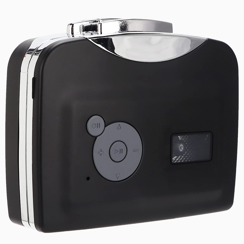VBESTLIFE Cassette a MP3, EZCAP230 Convertidor de Cassette a MP3 Estéreo USB Cassette Cinta Digital MP3 con Auriculares