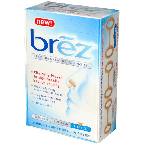 Brez | Premium Nasal Breathing Aid | Reduce Snoring | Snoring Aid | Large | 14 Pack