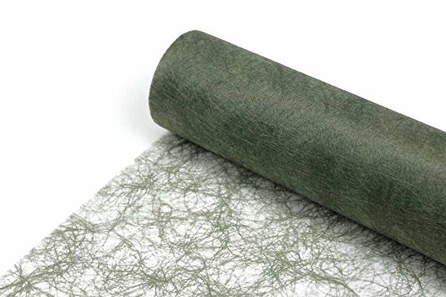 Protinam Table Runner, Polyester, 6605 Moss Green, 20m