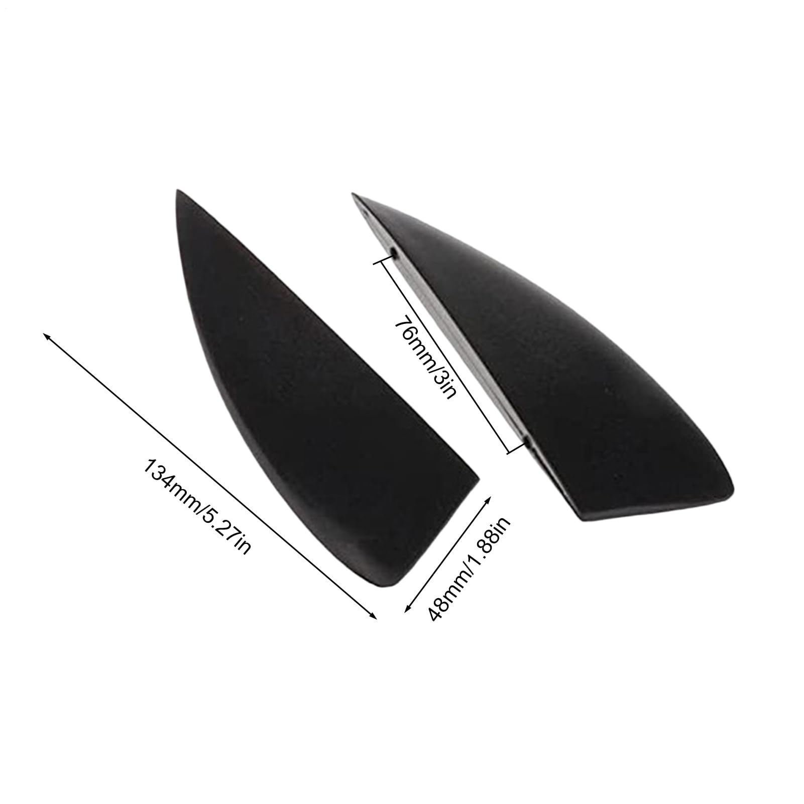 Aileron De Surf,Stabilisateur Aquatique Démontable pour Kitesurf | Set de 4 Pièces Léger Amovible pour Surf, Natation et Sports Nautiques