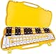 Performance Percussion G4-A6 Glockenspiel, 27 Metallplatten, mit schwarz-weißen Metallplatten