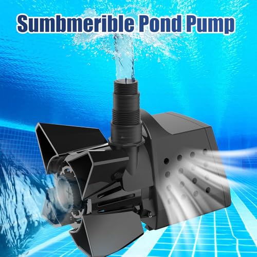 AgiiMan-3200-GPH-Pond-Pumps-200W-Pond-Pump-for-Outdoor-Ponds-with-Filter-Bag-and-33-FT-Cable-Submersible-Water-Pump-Max-Lifting-Height-20-FT-Ultra-Quiet-Sump-Pump-for-Pond-Waterfall-Fish-Tank AgiiMan 3200 GPH Pond Pumps 200W Pond Pump for Outdoor Ponds with Filter Bag and 33 FT Cable Submersible Water Pump Max Lifting Height 20 FT Ultra Quiet Sump Pump for Pond Waterfall Fish Tank