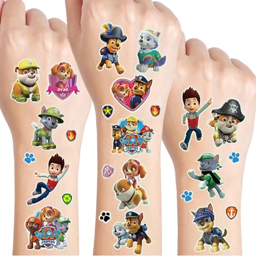 Tattoo Kinder 10 Blätter 300+ Kinder Tattoos Wasserdichte Kindertattoos Kindergeburtstag Party Mitgebsel Hautfreundliche Temporäre Kindertattoos