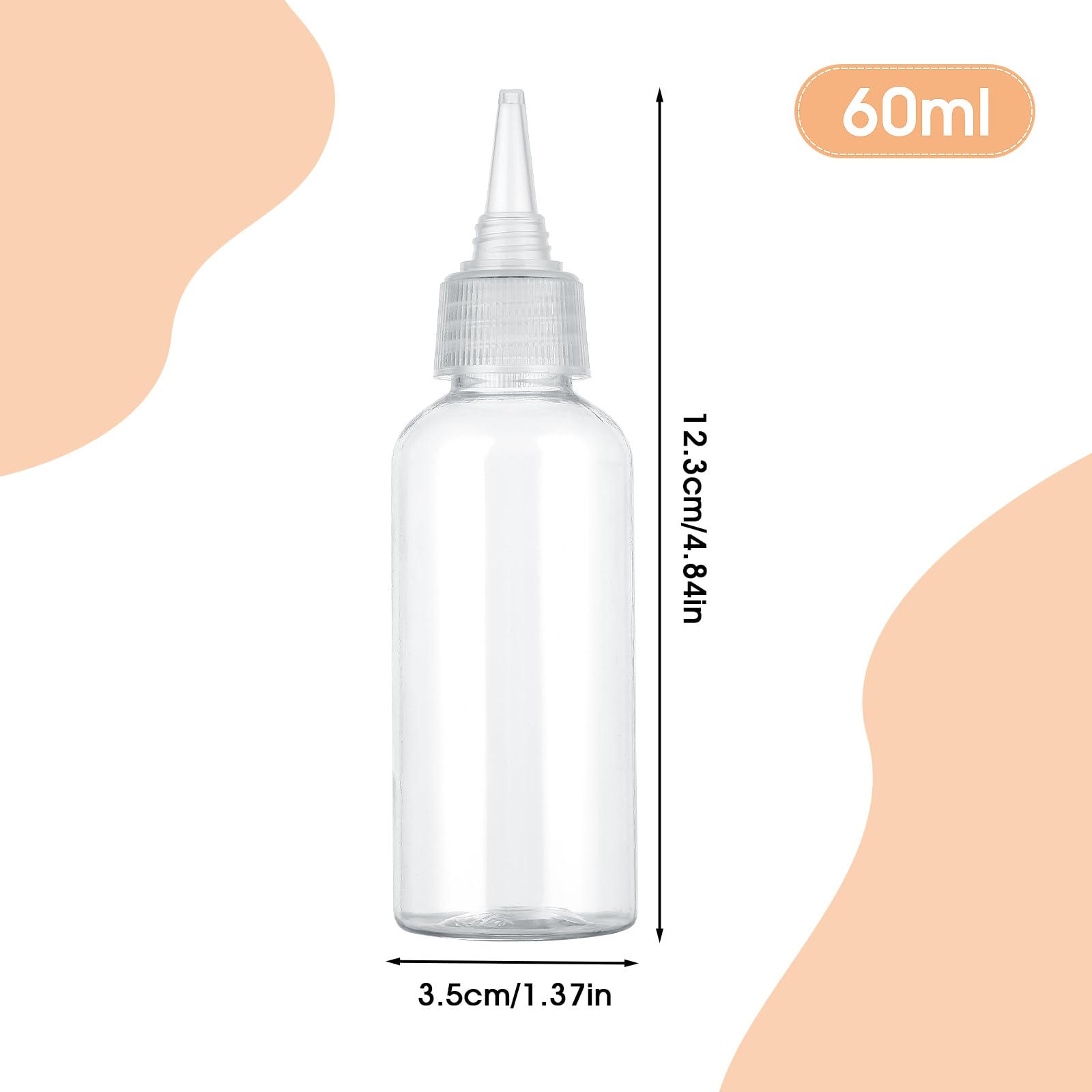 Haarolie Applicator Haarolie Applicator, 2 STKS 500ml/16oz Plastic