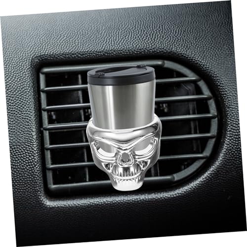 Portavasos para auto montaje en ventilación aire plata miniatura 4