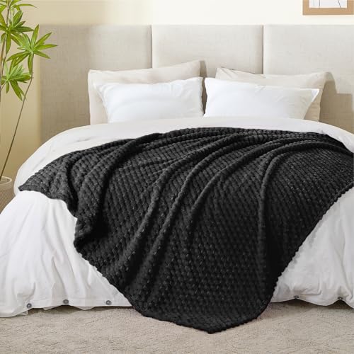 Image of BEDELITE Black King Blanket for Bed, Soft Cozy Gifts for Women, 108 * 90