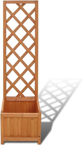 Miniatura 7 de WEMYUFURN Trellis Planter 2' 4" x 11.8" x 4' 5",Raised Garden Bed,Outdoor Planters for Flower Herb Garden