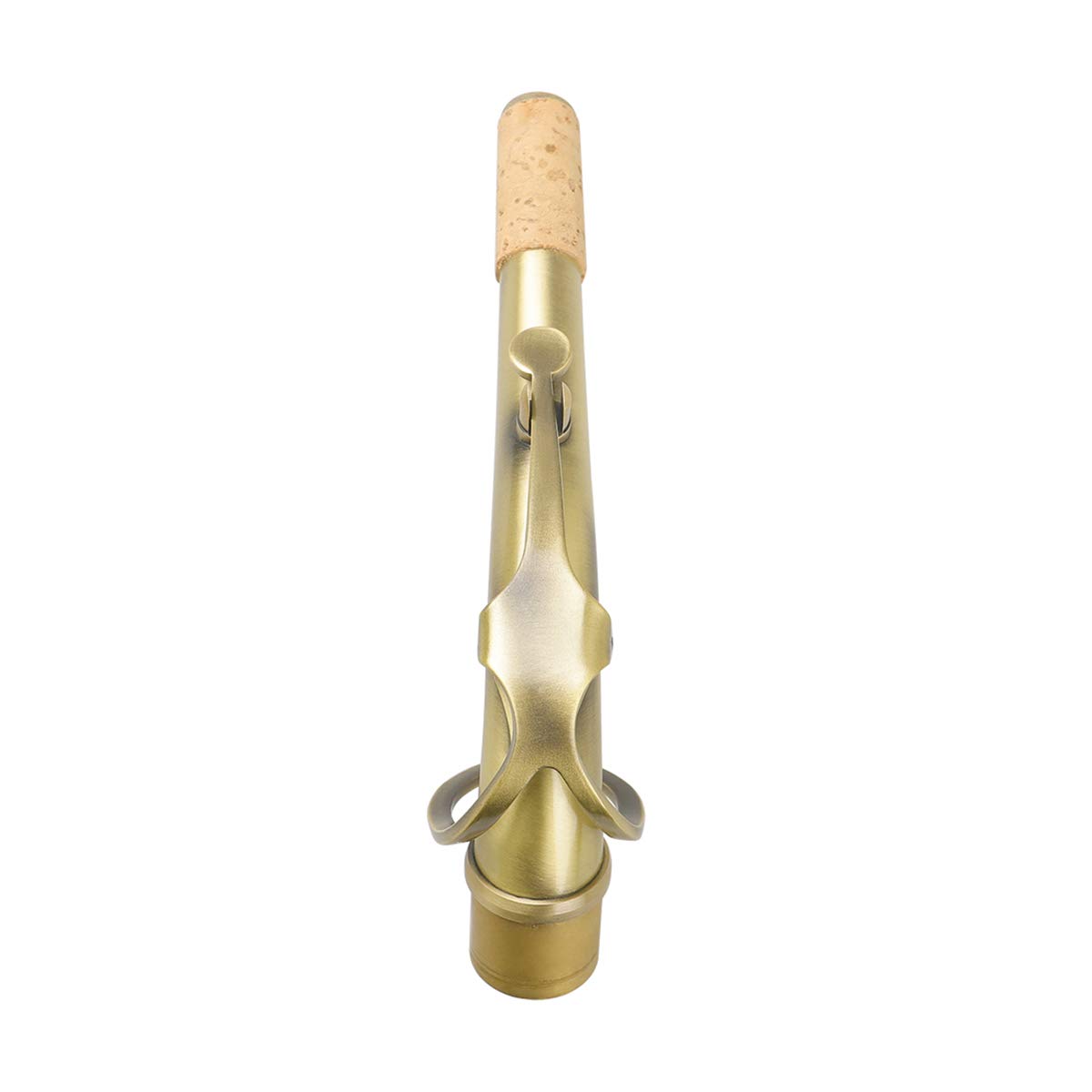 Btuty B66 Sassofono Contralto Sax Curva Collo Ottone E-flat Alto Sax Gomito 24,5 mm Ugello con Pad in Pelle Professionale Parte di Ricambio Sax Isolante Calore