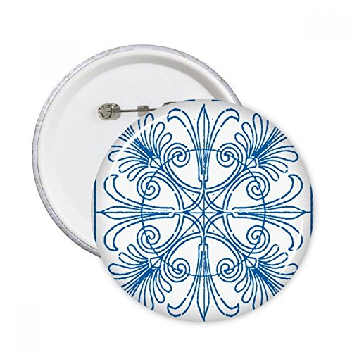 Pins bleu Talavera badge bouton rond décoratif pour customiser vos vêtements