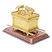 BRTAGG The Ark of The Covenant Replica Gold Plated Statue with Contents, Aaron‘s Rod/Manna/Ten Mandments Stone -2399 (Medium)